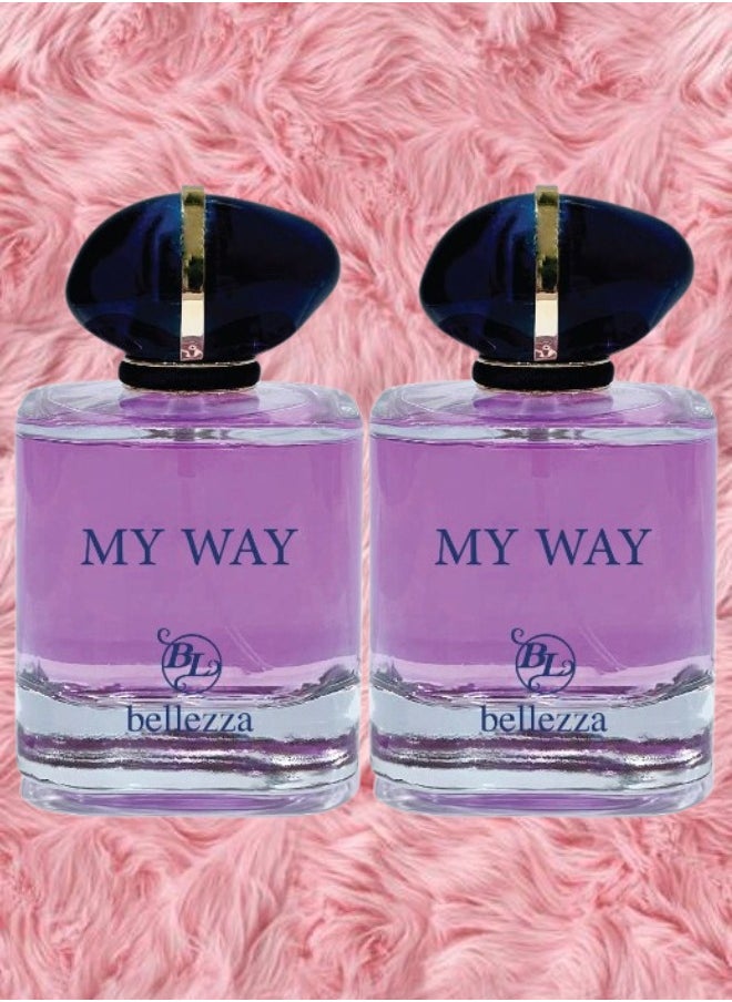 bellezza 2 Pieces My Way Perfume 90ml EDP  - Image 1