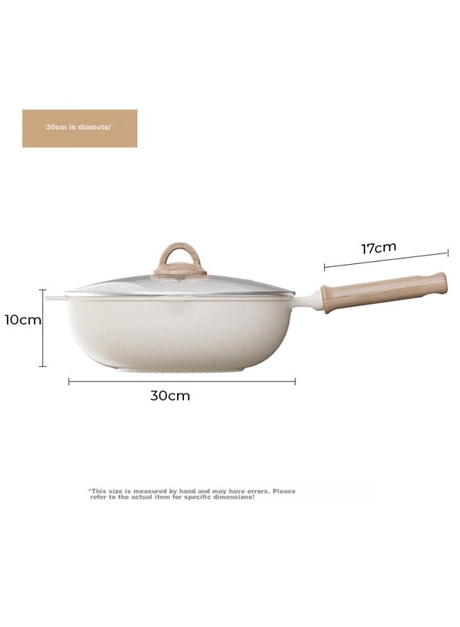 Joyoung Titanium Non-stick Wok, Maifanshi Color, Suitable For All Stoves, 30cm C530 - Image 3