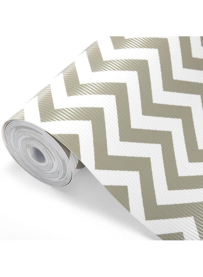 Ash & Roh Plastic Anti-Slip Place Mat Waterproof Eva Liners For Kitchen Cabinets, Drawers, Tables - Food Grade, Textured, Washable, Multipurpose Shelf Mats (Cream Aztec, 45 X 300), Solid - Image 1