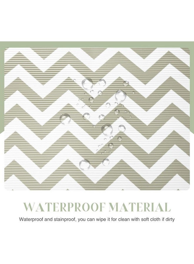 Ash & Roh Plastic Anti-Slip Place Mat Waterproof Eva Liners For Kitchen Cabinets, Drawers, Tables - Food Grade, Textured, Washable, Multipurpose Shelf Mats (Cream Aztec, 45 X 300), Solid - Image 4