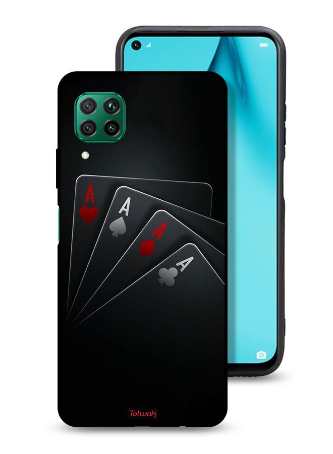 Tolwak Huawei P40 lite 4G Protective Case Cover Cards A - Image 1
