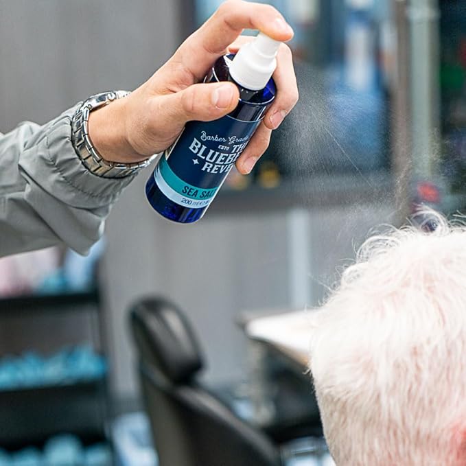 The Bluebeards Revenge Matt Texture Sea Salt Spray For Curly Messy Hairstyles Vegan Salt Hair Spray For a Matt Natural Finish 200ml