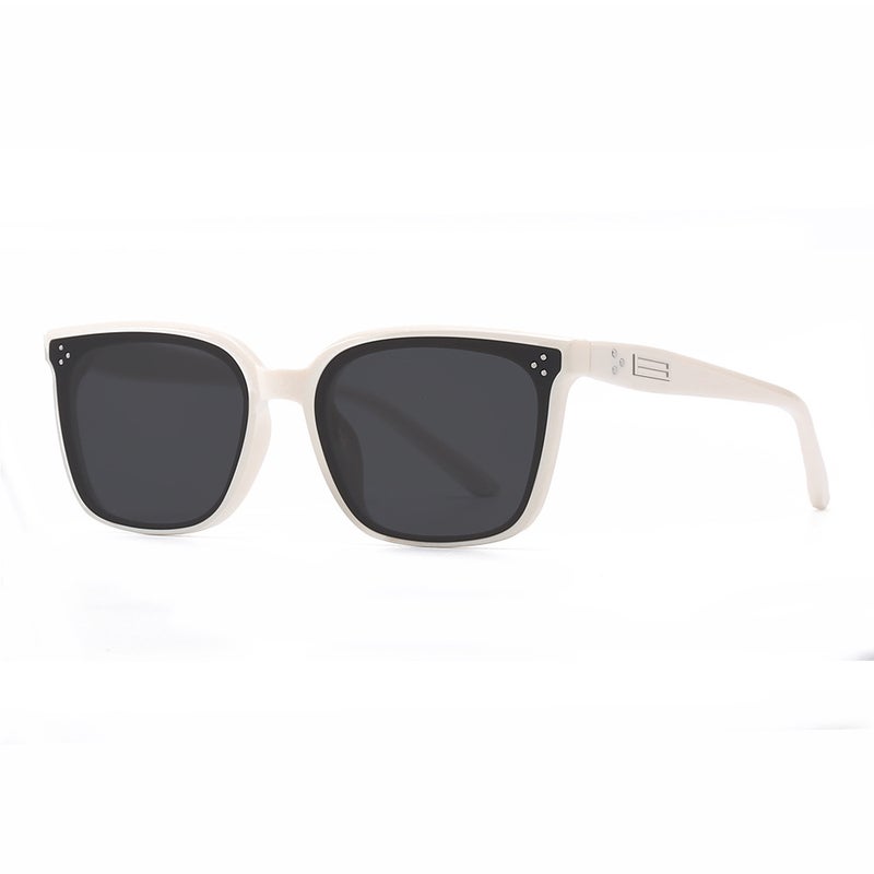 Generic New GM sunglasses mens high-end anti-ultraviolet sunglasses womens polarizing glasses driver driving sunglasses rice white ash flakes