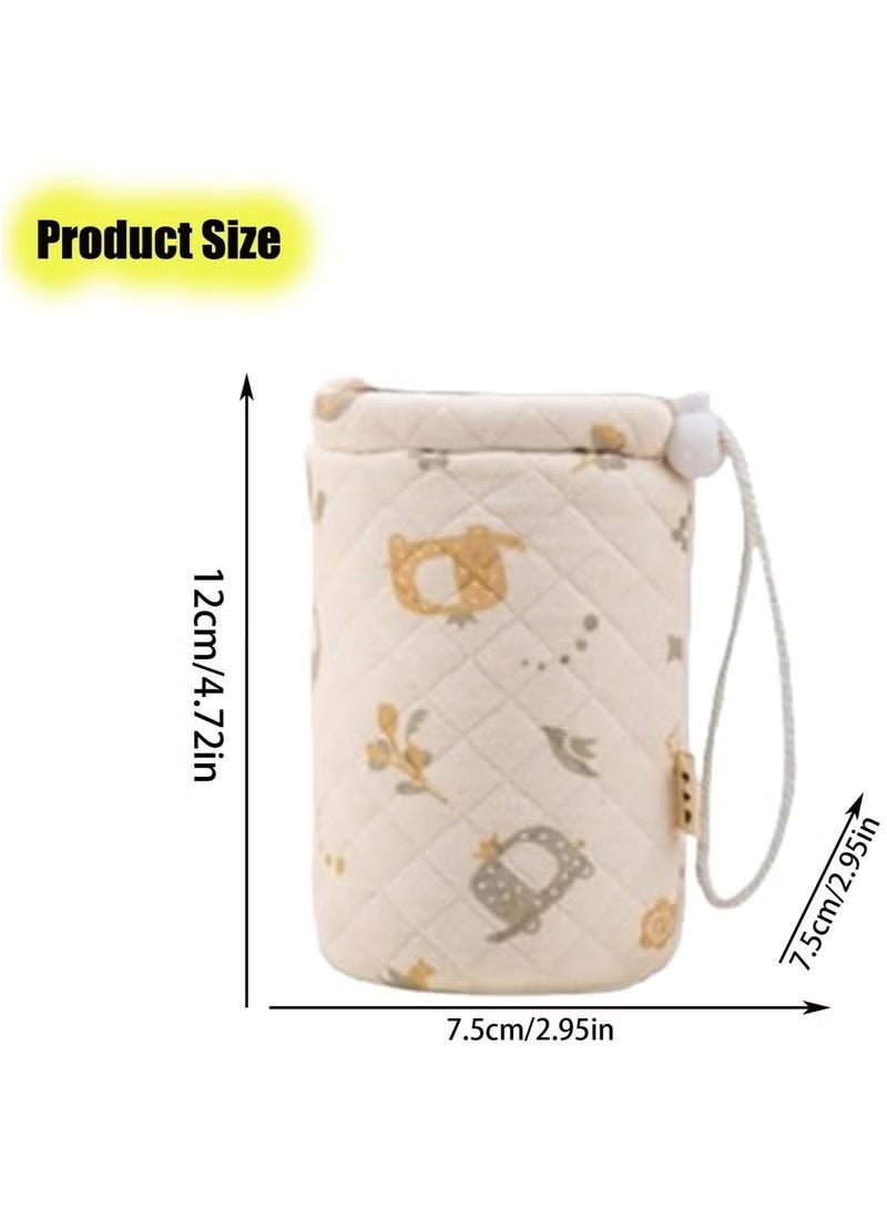 Baby Bottle Sleeve - Bottle Warmer Sleeve - Baby Insulated Water Bottle Sleeve Bottle Bag Sleeve with Retractable Cord for Outdoor Hiking - Image 2