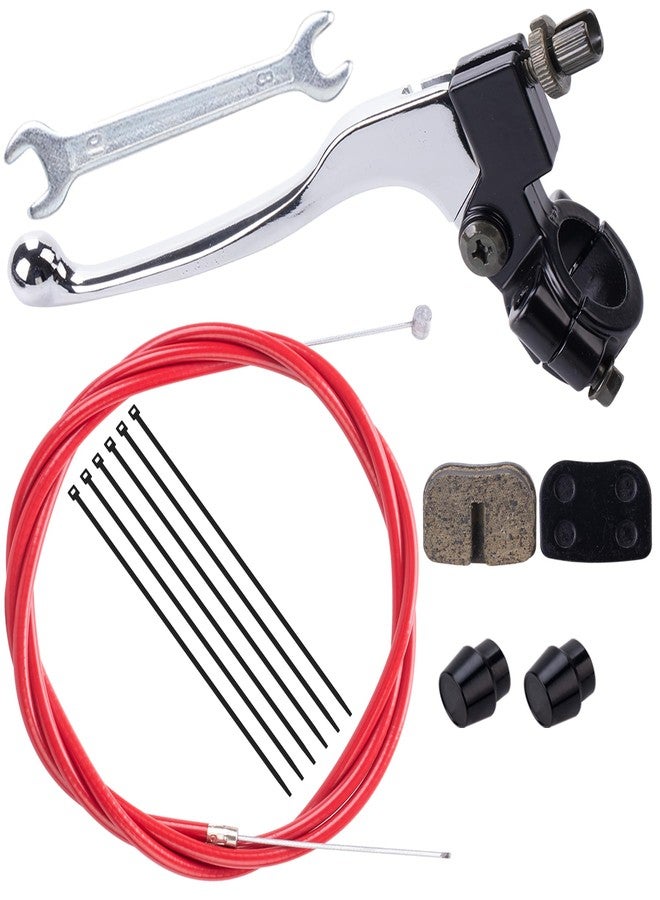 MRELC Mini Bike Brake Lever 7/8"" 22mm Clutch 155cm Brake Cable fit for Coleman CT100U CC100X Doodle Bug Baja DB30 98cc 100cc 3hp Motovox MBX10 MBX11 Monster Moto MMB80 Powersport Parts, Red - Image 1