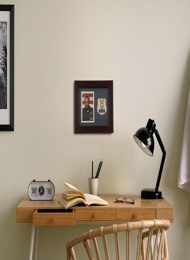 Allied Flag Allied Frame US Police Officer Medallion Portrait Picture Frame - 4 x 6 Picture Opening - Image 5