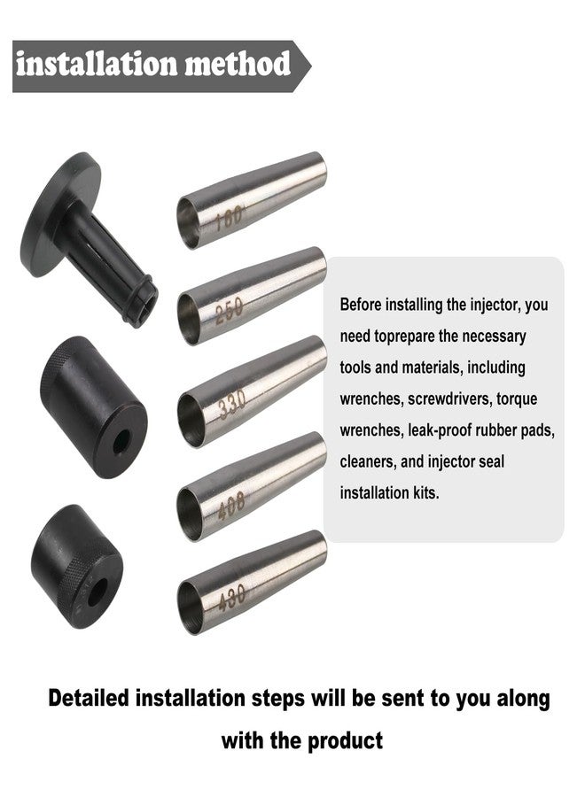 RULLINE 34720 Injector Seal Installer Kit 8Pcs，Compatible with Ford GM and Subaru Engines etc.Ensure Precision Seal Installation for Optimal Engine Performance - Image 3