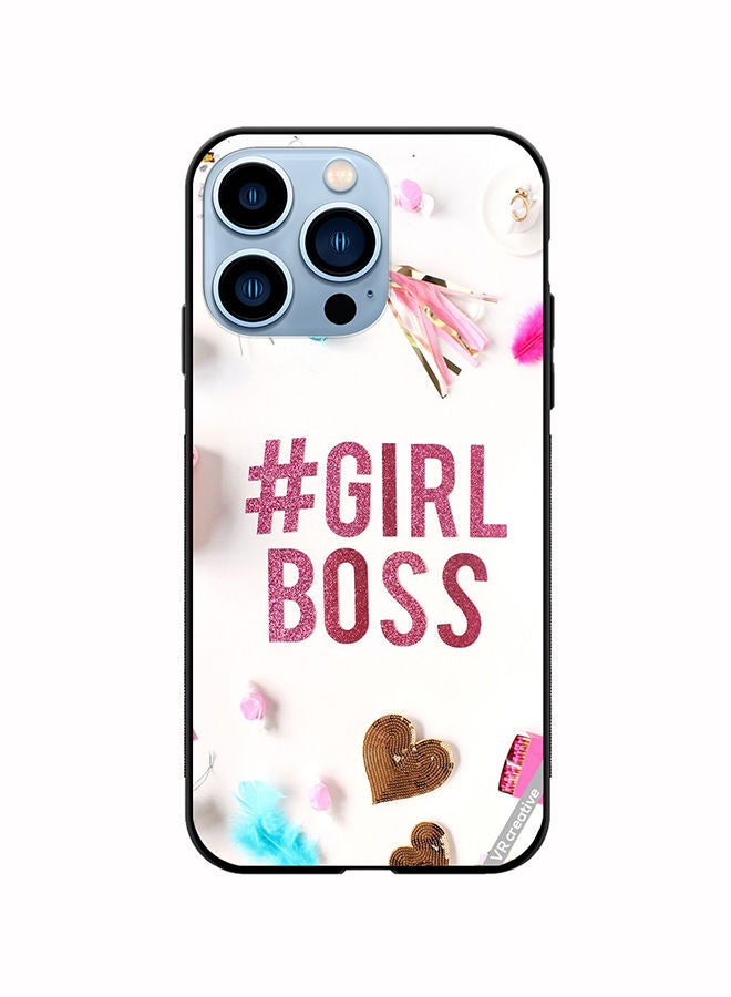 VR CREATIVE Protective Case Cover For Apple iPhone 14 Pro Girls Boss Design Multicolour - Image 1