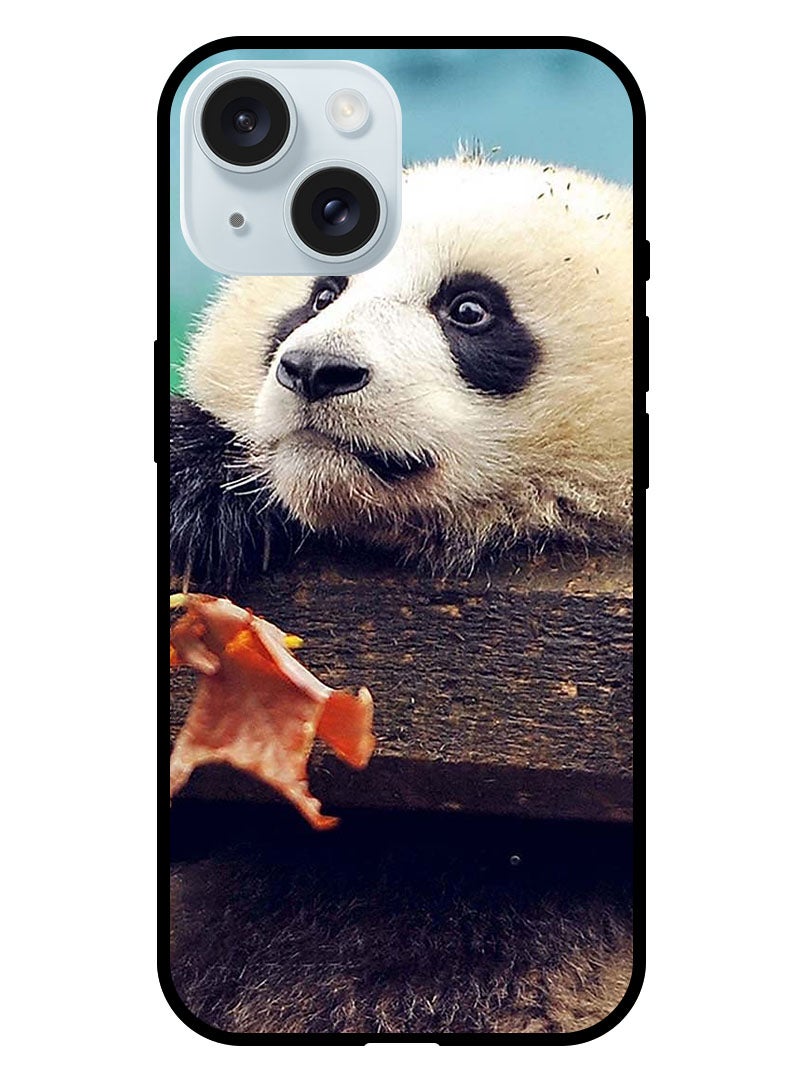 Theodor Protective Case Anti Scratch Shock Proof Bumper Cover For iPhone 15 Real Panda - Image 1