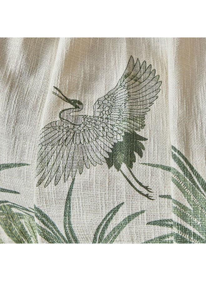 Home Box Cancun Palm Printed Slub Throw 170 x 130 cm - Image 3