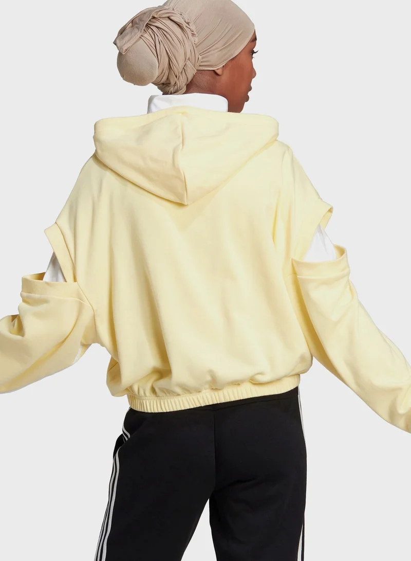 adidas هودي بشعار الماركة