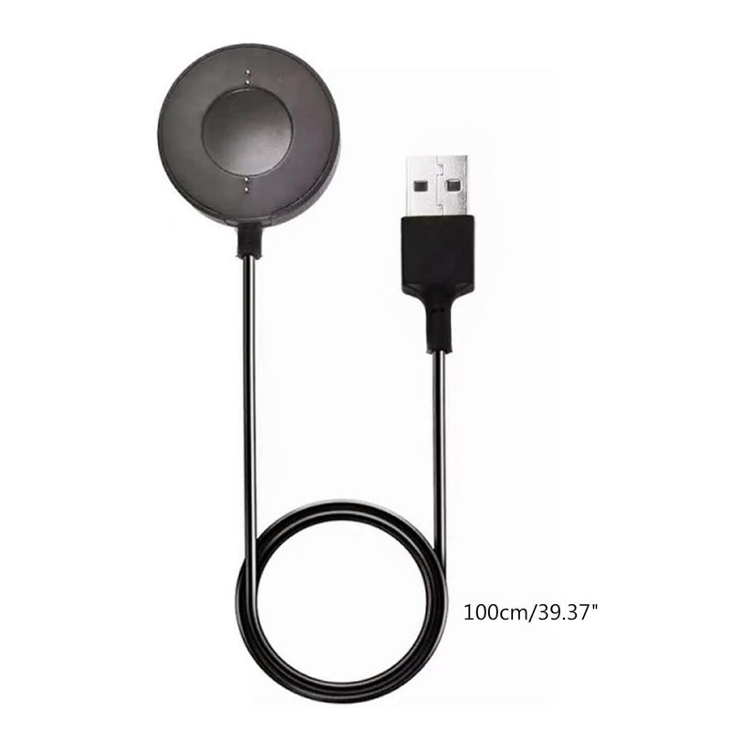 1M USB Fast Charger Dock for Gen 6/4 / 5 Smart Watch Charging Cable Smart Watch Charger Charging Cable Cord - Image 4