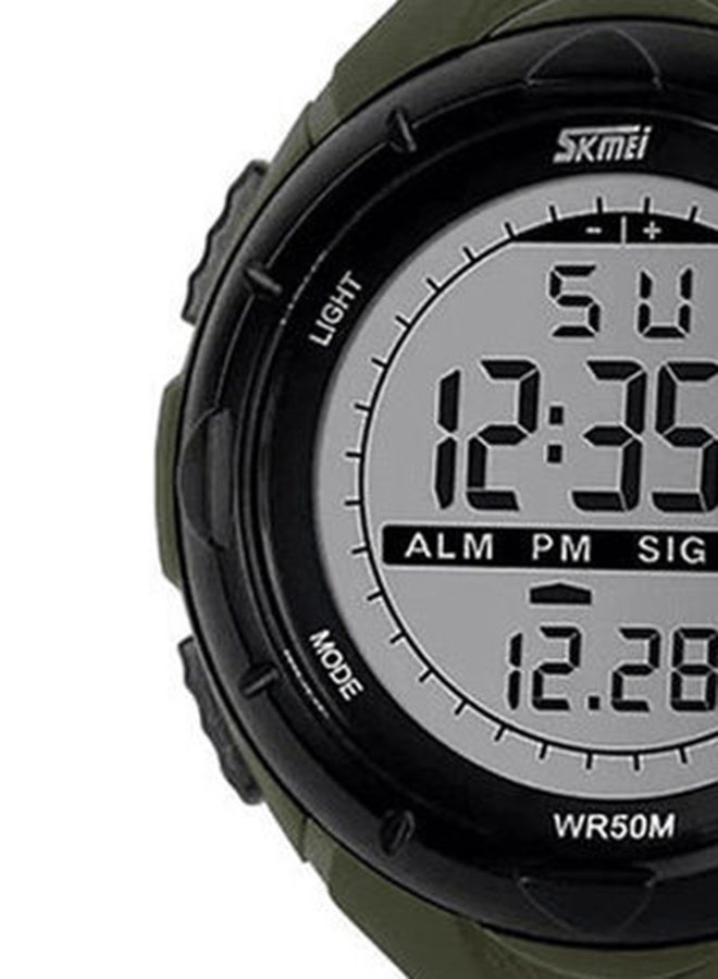 Men's Rubber Digital Watch 1025 - Image 2
