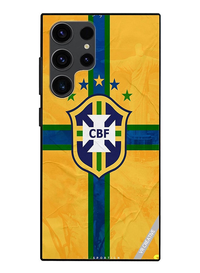 VR CREATIVE Protective Case Cover For Samsung Galaxy S24 Ultra Cbf Brazil Design Multicolour - Image 1