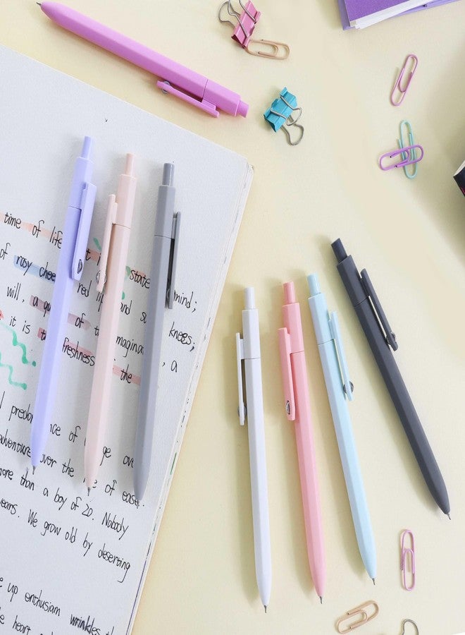 Vitoler Gel Pens,0.5mm Black Ink Pens,8pcs Quick Dry Smooth Writing Pen for Women,Fine Point Pen for Office School Teacher Supplies - Image 5