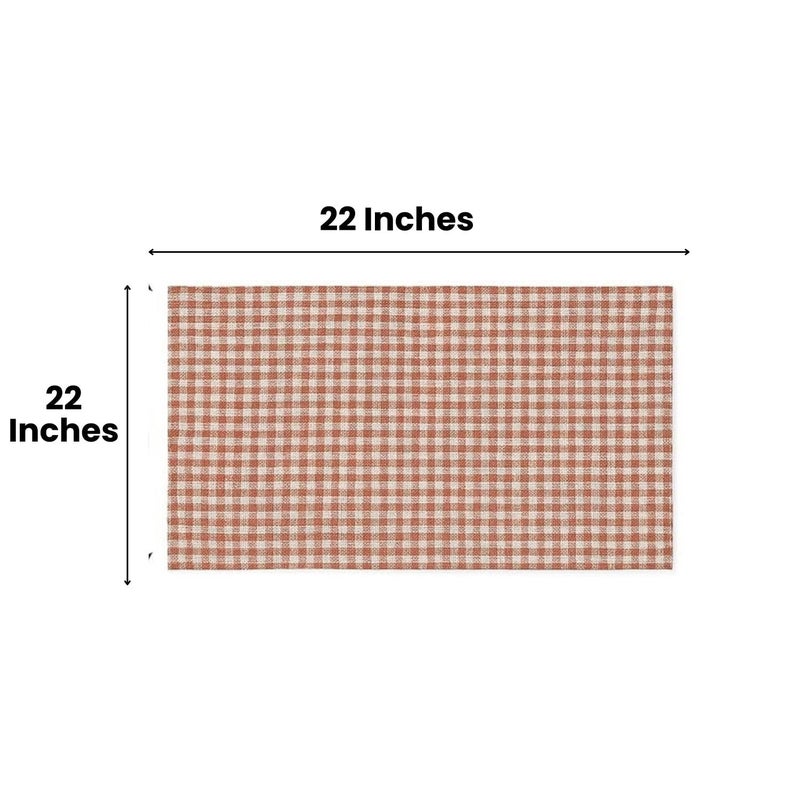 Värde 8 Pcs Cotton Kitchen Cloth/Napkins | Fridge, Table, Kitchen Platform Cleaning & Roti Napkins | 12x22 Inches | Multicolor (Colour4) - Image 2
