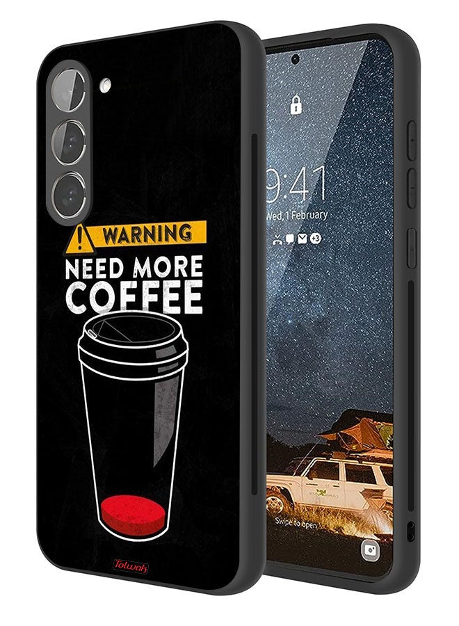 Tolwak Samsung Galaxy S23 5G Protective Case Cover Need More Coffee - Image 1