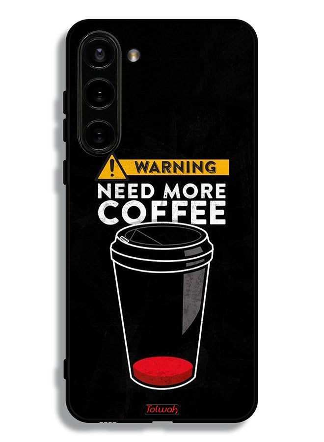 Tolwak Samsung Galaxy S23 5G Protective Case Cover Need More Coffee - Image 3