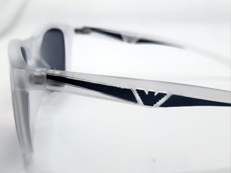 Armani square sunglasses with a transparent frame - Image 3