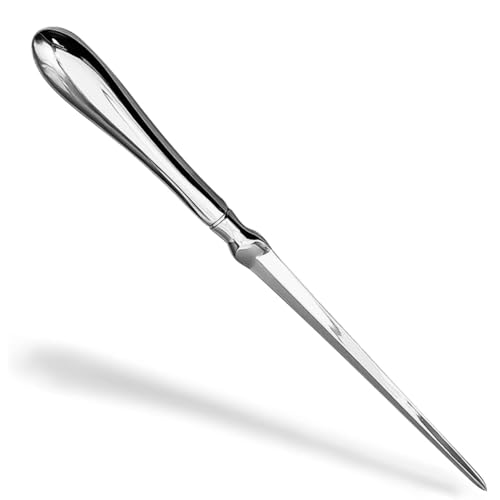 Vastarsky Letter Opener, Premium Envelope Opener Knife, Metal Office Letter Opener Envelope Slitter, Ergonomic Grip Handle Paper Cutting Tool for School Office Home Supplies - Image 1