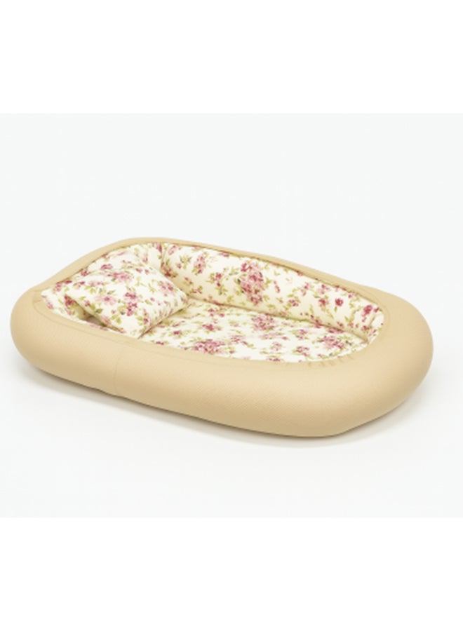 Toyland طقم حديثي الولادة 5 في 1 - سرير عش الطفل، حقيبة نوم، وسادة وإكسسوارات بتصميم مطبوع لطيف - Image 2