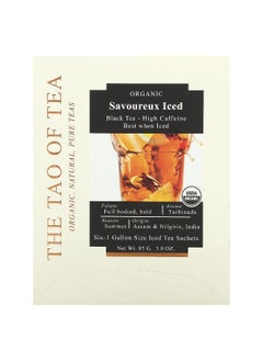 The Tao of Tea The Tao of Tea, Organic Black Tea, Savoureux Iced , 6 -1 Gallon Sized Sachets, 3.0 oz (85 g)  - Image 1