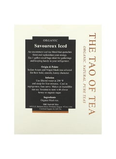 The Tao of Tea The Tao of Tea, Organic Black Tea, Savoureux Iced , 6 -1 Gallon Sized Sachets, 3.0 oz (85 g)  - Image 2