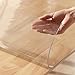 Easy Easy Life Clear Table Protector 12 X 60 Inch Thick Plastic Table Cover Protector Waterproof PVC Clear Tablecloth Protector Pad Vinyl Desk Top Protector Mat for Wood Coffee Glass End Sofa Side Dining Room Table - Image 2