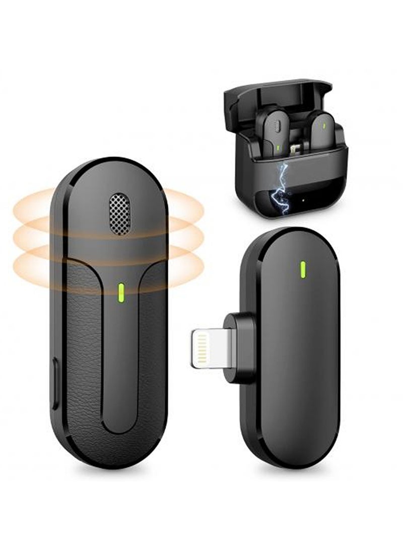 ام 8 ميكروفون صغير محمول لاسلكي M8 من Lavalier لتسجيل البث المباشر وهواتف الألعاب - Image 2