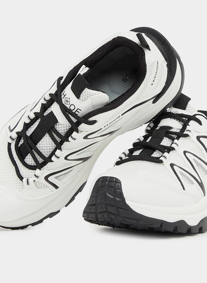 Styli Textured Chunky Sole Sneakers  - Image 4