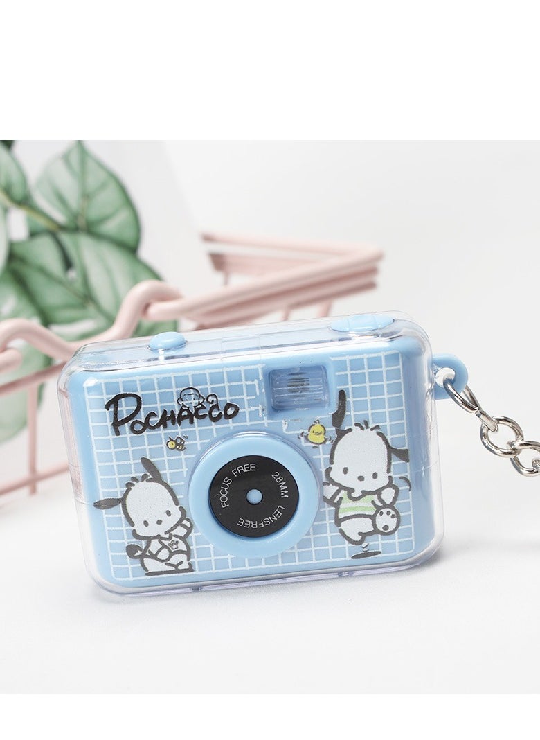 Beauenty Pochacco Cartoon Luminous Camera Toy Keychain  - Image 1