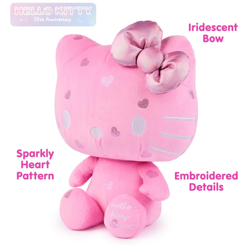 GUND Sanrio Hello Kitty 50th Anniversary Plush, Special Edition Stuffed Animal for Ages 1 and Up, Pink, 12â€ - Image 3