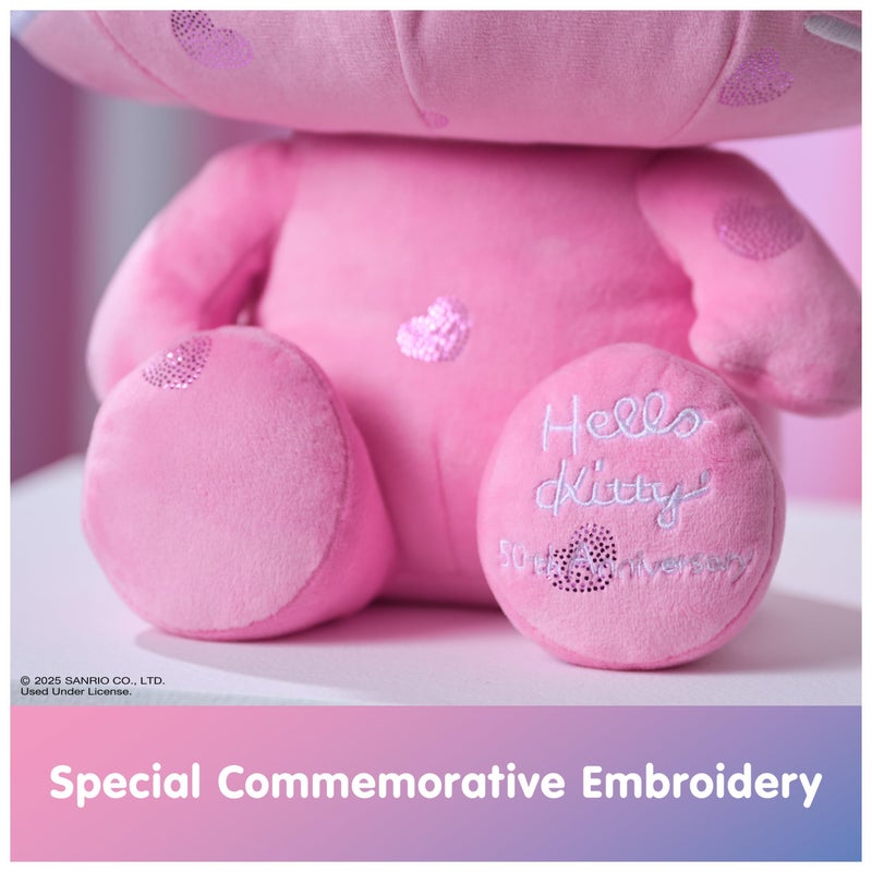 GUND Sanrio Hello Kitty 50th Anniversary Plush, Special Edition Stuffed Animal for Ages 1 and Up, Pink, 12â€ - Image 4