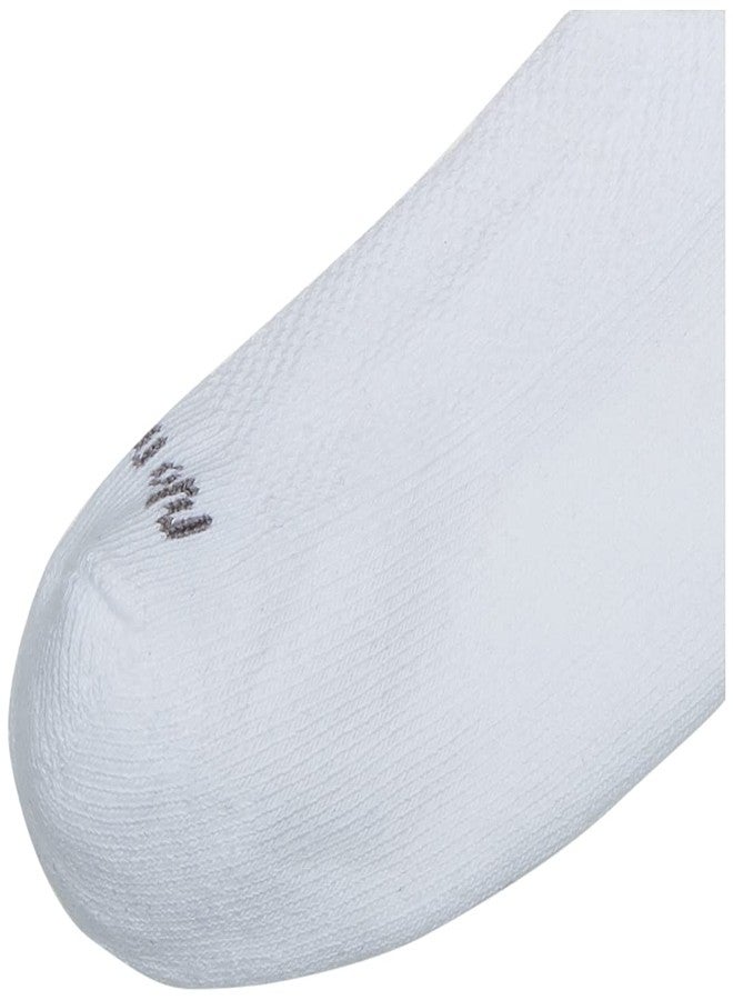 لا معنى جوارب نسائية شبكية قصيرة بدون ظهور مع عروة خلفية، لون أبيض، مقاس واحد (عبوة من 3 قطع) - Image 2