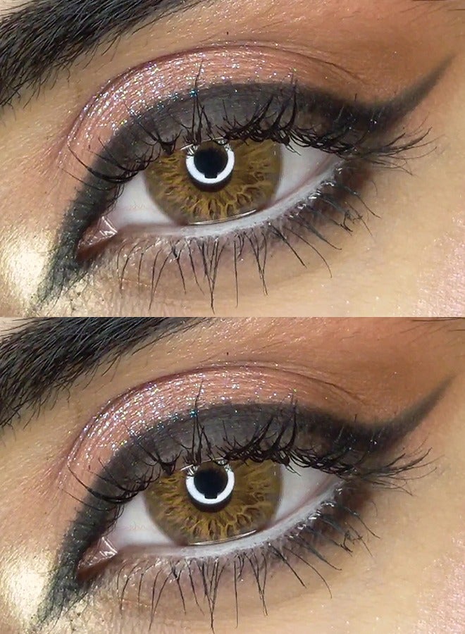 سيدة جديدة عدسات لاصقة ملونة بنية من فريش ليدي للاستخدام السنوي - Image 2