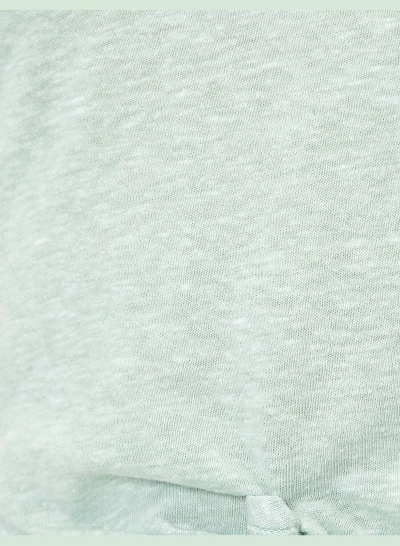 كوتون Crew Neck T-Shirt