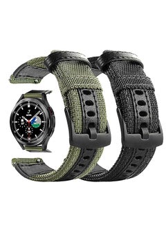 KASTWAVE For Galaxy Watch 4 Bands For Galaxy Watch 4 Classic Band 20Mm Nylon Strap Compatible For Samsung Galaxy Watch 4 40Mm 44Mm For Galaxy Watch 4 For Classic 42Mm 46Mm  - Image 1