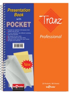 Le Color 2-Piece School Notebook Set A4 Tranz Square File 160 Pages PP Cover  - Image 2