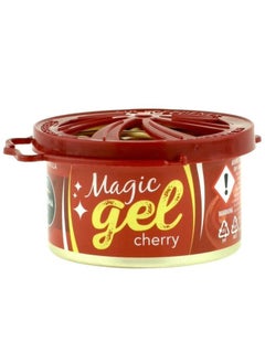 AROMA CAR Magic Gel Cherry – Car Air Freshener – 55g – Fruity Long-Lasting Gel Scent 