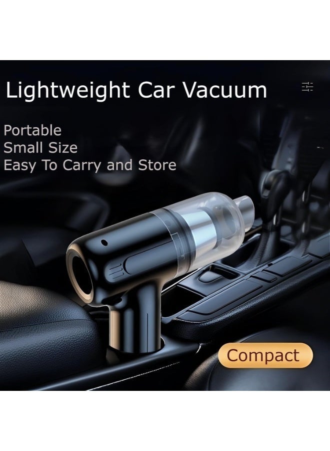 Portable Handheld Vacuum Cleaner, USB Rechargeable Cordless Mini, with HEPA Filter & Multi Nozzle, for Car Home Office - Image 5