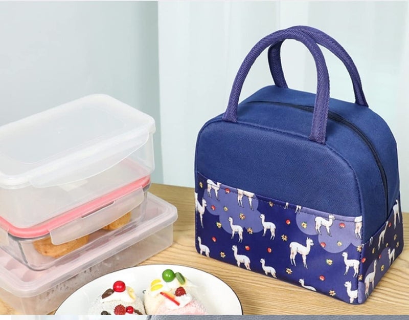 Funeiko Lunch Bag – Multi-Purpose Lunch Box Carrying Bag for Women, Men, Tiffin Bags, Tiffin Storage Box with Utility Pockets, Insulated Travel Lunch Bags for Office (Multicolor) - Image 5