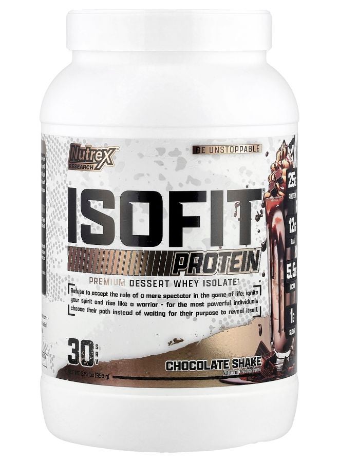 Nutrex Research IsoFit® Protein Chocolate Shake 2.19 lb (993 g)