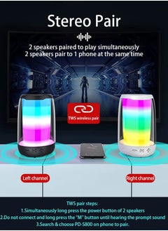 PRODA Azeda Wireless Speaker 360 Degree Lightshow And Sound With Lightshow Black  - Image 3
