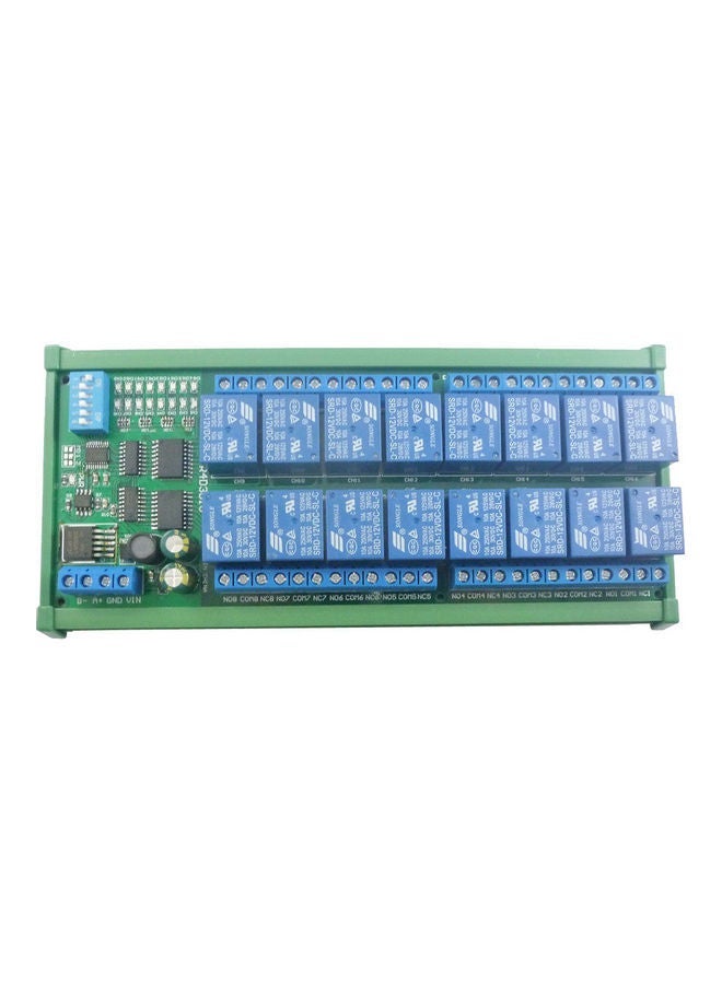 NIBEMINENT Automation Timer Relay DC12V Module Green/Blue  - Image 1