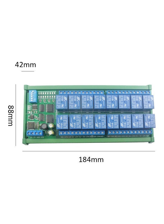 NIBEMINENT Automation Timer Relay DC12V Module Green/Blue  - Image 3