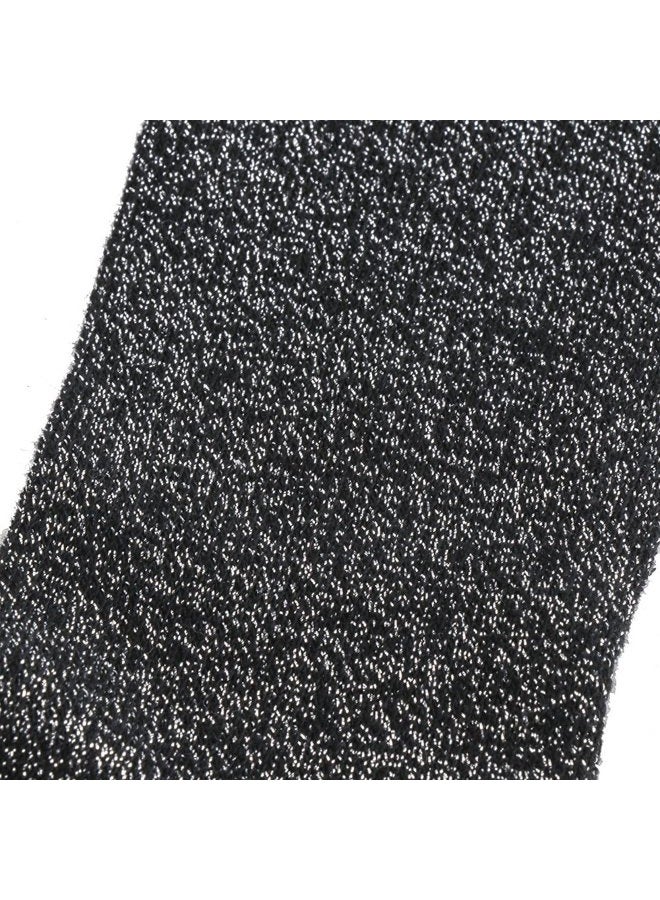 Ehdching Children Black Cotton Sparkly Baby Girls Glitter Pantyhose Stockings Tights for Baby Girls Kids, 1 Pack Xblack, 4-7 Years - Image 5