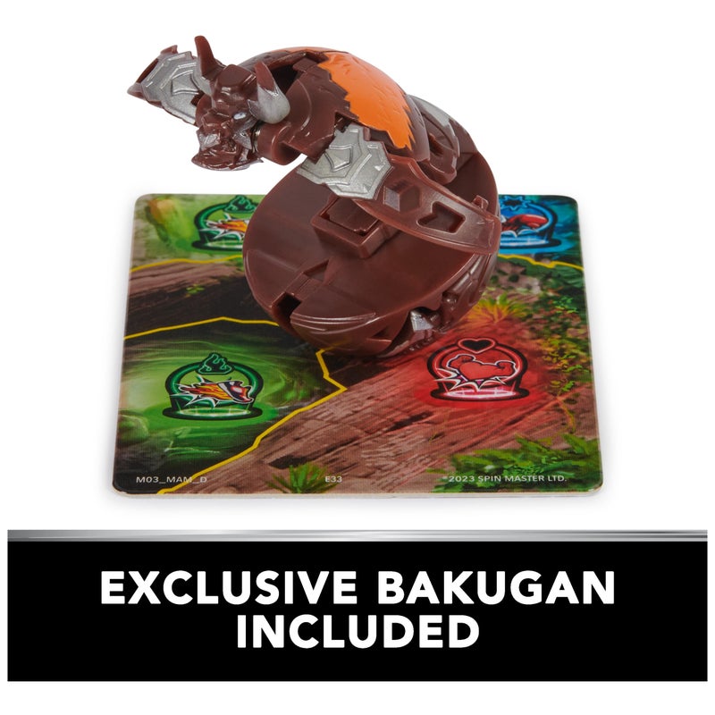 BAKUGAN Bakugan Training Set with Bruiser, Mammal Clan Themed, Customizable Action Figure, Trading Cards, and Playset, Kids Toys for Boys and Girls 6 and up  - Image 2