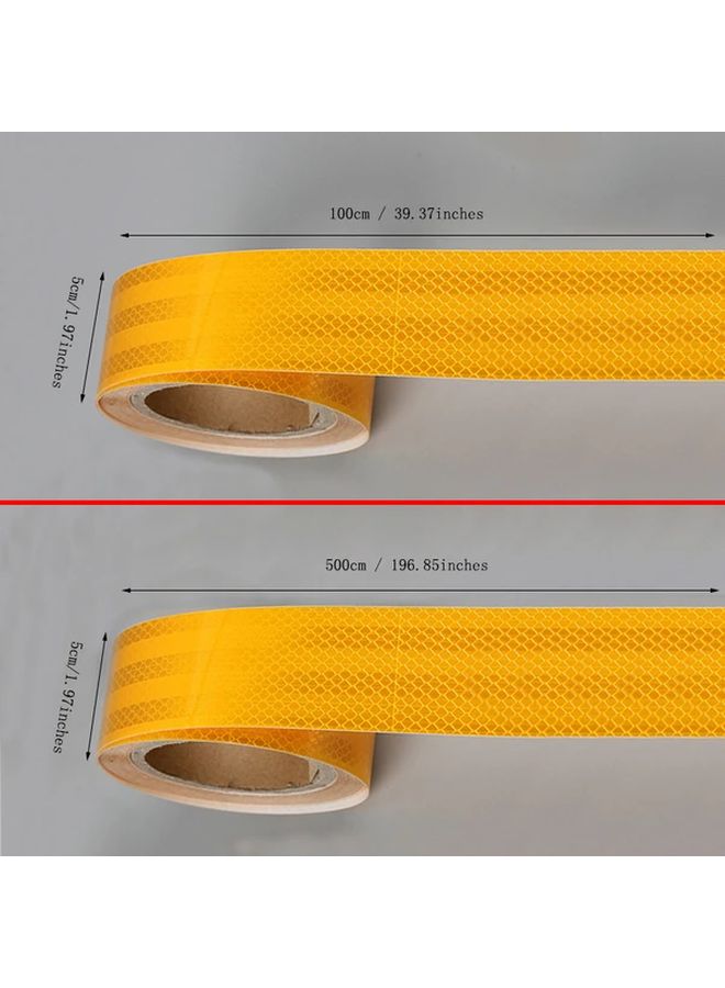 196 85 Inch Reflective Warning Strip Red And White Car Motorcycle Safety Tape - Image 3
