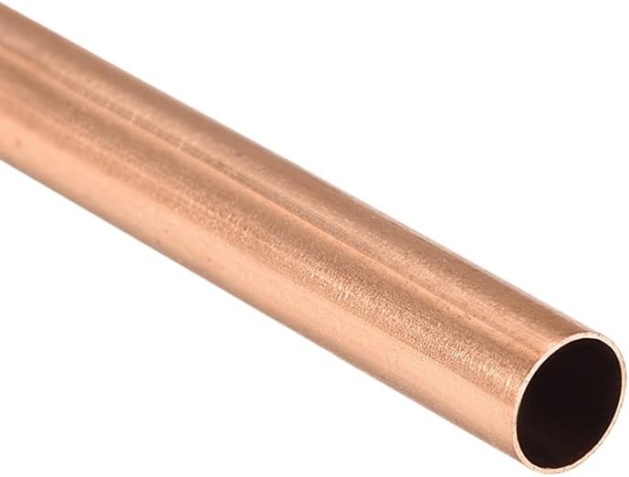 uxcell Copper Round Tube, 5mm OD 0.2mm Wall Thickness 300mm Long Straight Pipe Tubing 3 Pcs - Image 3