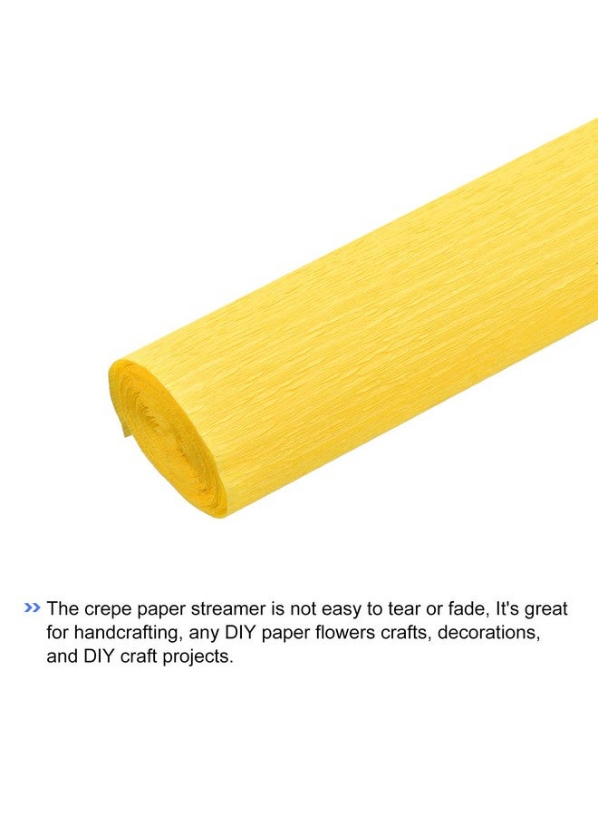 MECCANIXITY Crepe Paper Roll 7.5ft Long 20 Inch Wide for Wedding Ceremony Various Large Festivals Decoration, Apricot Color - Image 3